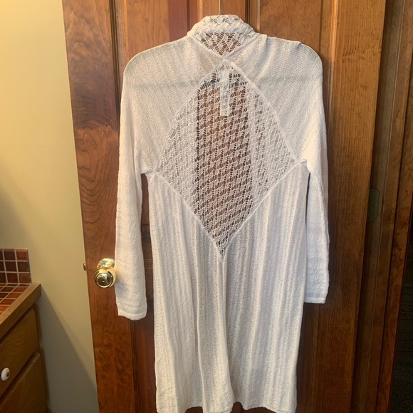 Chico, NEW NEVER WORN, long WHITE sweater cardigan, this is BEAUTIFUL, ELEGANT. - Picture 7 of 8